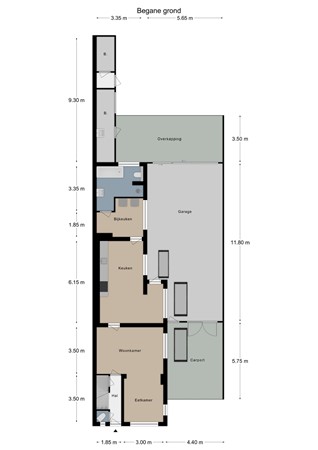 Floorplan - Sprinkstraat 34, 6269 AP Margraten